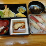 Sushi Hirayama - 天ぷらランチ1,270円♪