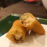 小菜一碟 -  ・ホタルイカ、うすい豆、春筍の春巻き 