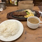 HERO'S ステーキハウス - 大盛りライス(^_^;)