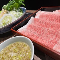 西新 初喜 くうてん博多店 - 錦雲豚・黒毛和牛しゃぶセット