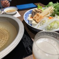 西新 初喜 くうてん博多店 - 錦雲豚・黒毛和牛しゃぶセット