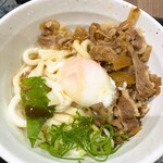 因幡うどん - ぶっかけ肉半熟うどん