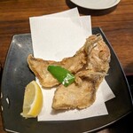 Hagishinkai - 活イカ定食の魚の唐揚げ