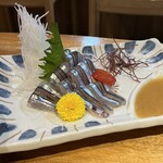 いけす料理 魚庄 - きびなごの刺身