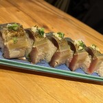 いけす料理 魚庄 - 鯖の棒鮨