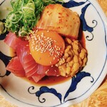 マグロキムチ納豆