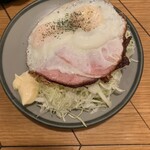 大衆食堂 むらやま屋 - ハムエッグダブル