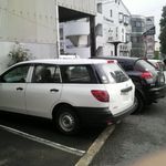 濃厚魚介らぅ麺 純 - ２時前、時間ずらしてきたのに結構車停まってます。