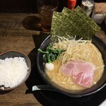 Kanayama ya - ネギ醤油（980円）
                        ライス小（100円）