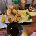 とり芳 - シイタケ肉詰めフライ