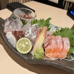 豚料理 酔狂割烹 伊達 - 刺身盛合わせ