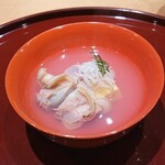 礒田 - はまぐりと玉子豆腐のお椀