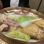 黒豚料理 あぢもり - 巾着の中は餅