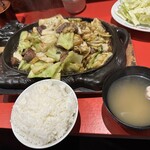 Kouchan - 【2024.3.22(金)】スタミナ鉄板焼肉定食（1.5人前）1,190円