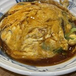 かつぎや - 締めは何と究極の日式中華 天津飯が登場！