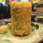 魚河岸 丸天 - かき揚げは高さがありますねー