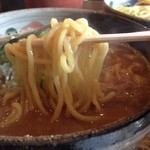 椿 - 中華そば 麺アップ