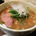 ばっは - 期間限定のとりにぼしらぁめんです。旨い!!