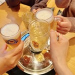 あじ平 - 皆んなで乾杯〜