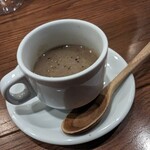 85BAL TEPPEN - マッシュルームのスープ(お通し)