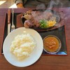 Machino Youshokuyasan Masayuki - US肩ロース肉鉄板ステーキ定食＠1880円