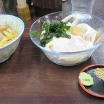 四国手打ちうどん 讃岐路 - 本日のサービスセット・カツ丼＋（冷or温）うどんorそば（700円）