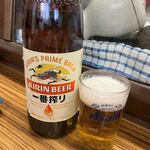立呑み処 入部酒店 - 瓶ビール大キリン一番搾り