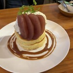 ブリーズ カフェ - りんごコンポートパンケーキ