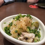 鳥真 横須賀中央店 - せせり？とかそんなようなのをポン酢で