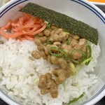 Yoshinoya - 納豆定食430円