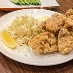 田舎三昧 とんぼ - 鳥の唐揚げ ¥680