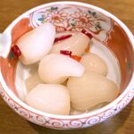 どんつき - ピリ辛らっきょう￥350　2024.3.19