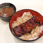 Unatoto - うな丼 590円 , 赤だし 0円 (無料券使用)