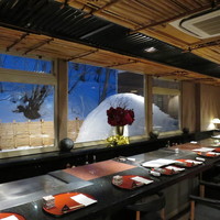 ステーキ円山 - 雪景色が凄く奇麗なお店です