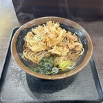 峠の蕎麦 - ゲソ天そば+かき揚げ天