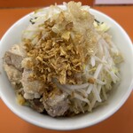 暴豚製麺所 - 塩ラーメン [小] まぜそば  全マシ ¥830(税込)
