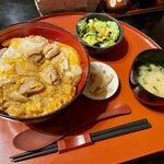お好み焼き文字平 - 伊達鷄の特製親子丼