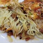 お好み焼き ももちゃん - 麺は細麺