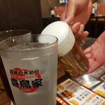 喜鳥家 - エアでない乾杯