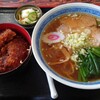味平食堂 - ラーメン ミニミニソースカツ丼 セット 850円
