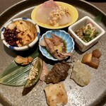 Koufukusai Kamekichi - 前菜盛り合わせ