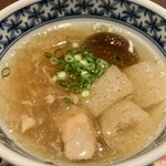 口福菜 亀吉 - フカヒレとキヌガサダケのスープ