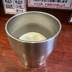 中華そば たた味 - お水は店員さんが出してくれます。