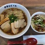 中華そば 大林 - ラーメン（醤油）・チャーシュー丼