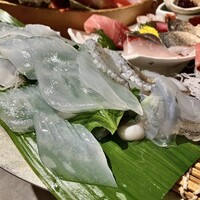 きじま 新横浜店 - 「【海幸会席】潮風」の《海幸盛》のいかのアップ…