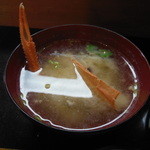寿司の大将 - この日は、テナガエビの味噌汁！！