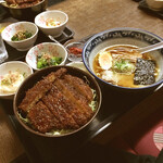 ラーメンまりちゃん - ソースかつ丼、半ラーメンセット