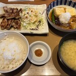 やよい軒 - 三元豚肩ロースの西京焼定食（肉5枚）¥1190