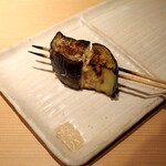 焼鳥 おみ乃 - 焼き茄子