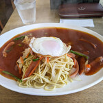 カフェ ボウル - ソーセージベジタブル サイズＬ トッピング目玉焼き